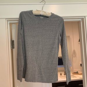 Grey long sleeve shirt
